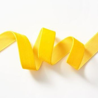 Yellow Velvet Ribbon 1", 5YD