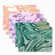 Title: Waves/Marble Set of 6 File Folders