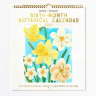 Title: 2023 Birth-Month Botanical Wall Calendar