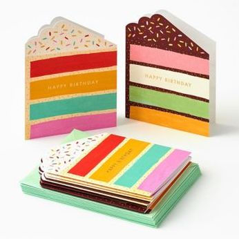 CORE OFF/FOIL A2 Birthday Die Cut Assorted Set FLD S/10