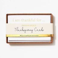 Title: Gold Foil I Am Thankful Card Set
