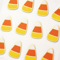 Title: Candy Corn Glitter Stickers