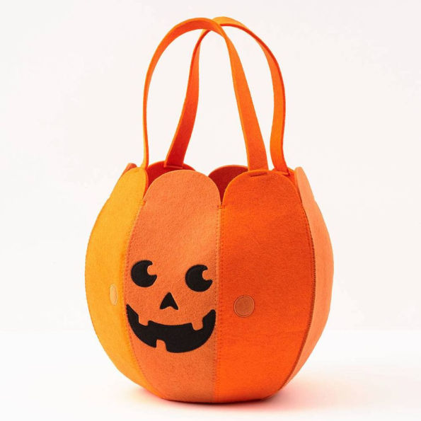 Happy Pumpkin Halloween Trick-Or-Treat Basket