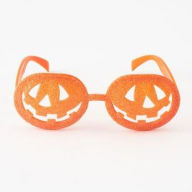 Title: Pumpkin Glitter Glasses