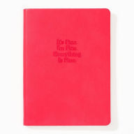 Title: It's Fine Pink Leather Journal