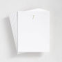 Foil St. Agnes Monogram T Stationery Set
