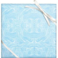Title: Blue Wave Stone Paper Roll Wrap