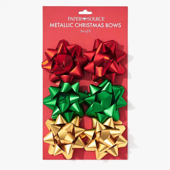 Metallic Christmas Bows