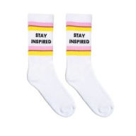 Stay Inspired Crew Socks