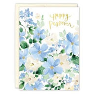Passover Greeting Card Happy Passover Floral Watercolor