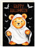 Alternative view 1 of Teddy Ghost Halloween Card