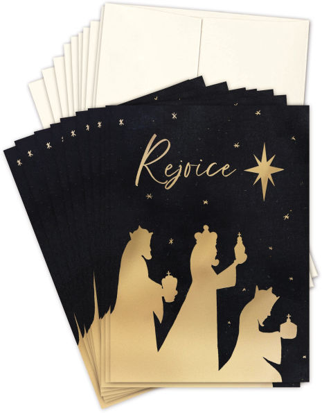 Holiday Stationery Rejoice Boxed Cards