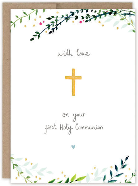 With Love Communion Card