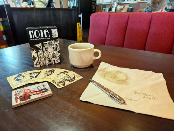 NOIR Deductive Mystery Game by D Brad Talton