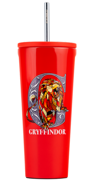 Harry Potter Gryffindor Lidded Cold Cup with Straw