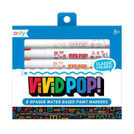 Title: Vivid Pop! Water Based Paint Markers - 8 Colors