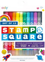 Title: Stamp-A-Square Markers (Set of 12)