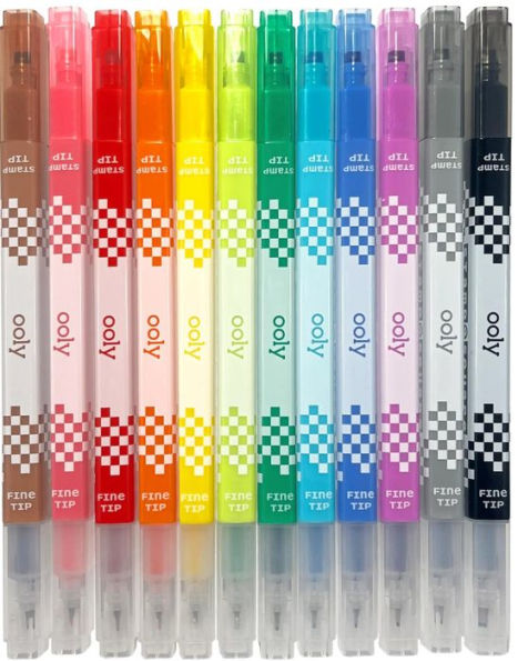 Stamp-A-Square Markers (Set of 12)