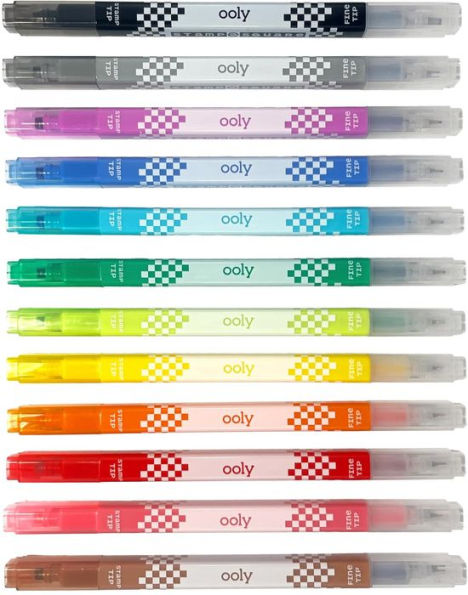 Stamp-A-Square Markers (Set of 12)