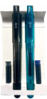 Alternative view 4 of Splendid Duo Fountain Pens: Black & Blue Inks - Set of 2 Pens & 4 Cartridges