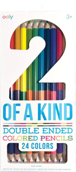 2 Of A Kind Double-Ended Colored Pencils (Set of 12 / 24 Colors) REVAMP