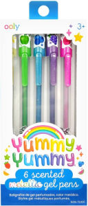 Yummy Yummy Scented Gel Pens - Metallic (Set of 6)