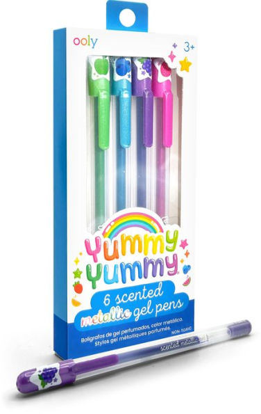 Yummy Yummy Scented Gel Pens - Metallic (Set of 6)