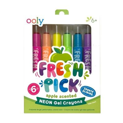 Fresh Pick: Apple Scented Gel Crayons (Set of 6)