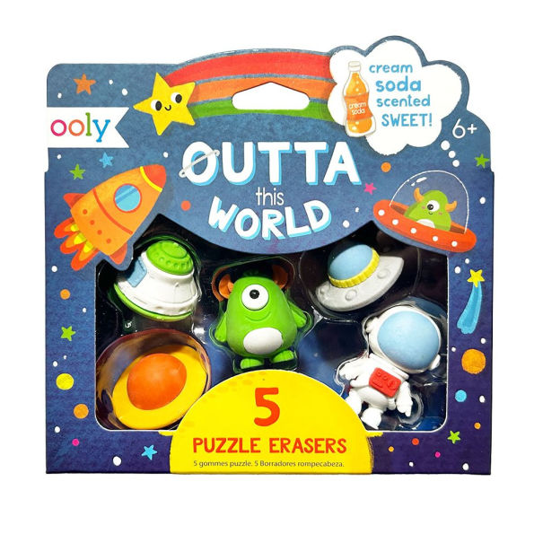 Outta This World: Scented Erasers (Set of 5)