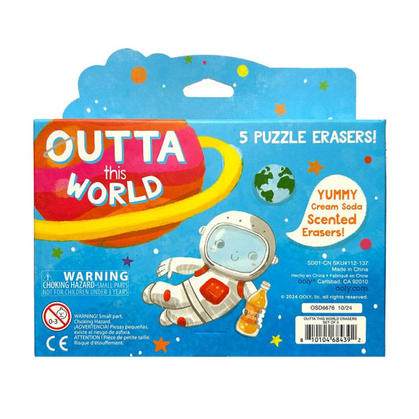 Outta This World: Scented Erasers (Set of 5)