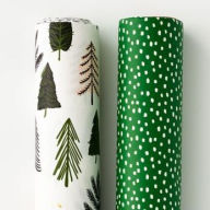 Title: Doodle Trees & Green Flurry Dual Roll S/2