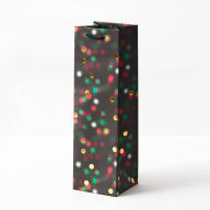 Title: Holiday Twinkle Lights Wine Gift Bag