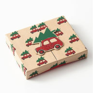 Title: Glitter Cars With Trees Gift Card Box