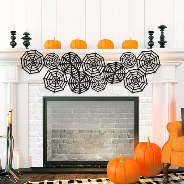 Halloween Spiderweb Decor Kit