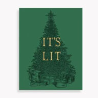 Title: XMAS OFF/FOIL A2 It's Lit Tree FLD