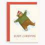 Holiday Boxed Cards Snow Bear S/10