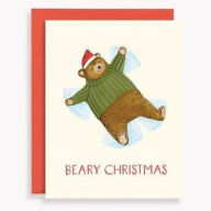Holiday Boxed Cards Snow Bear S/10