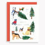 Holiday Boxed Cards Tree Farm Dogs S/10