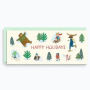 Holiday Boxed Cards Skating Critters Money Card S/10