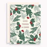 Title: Holiday Boxed Cards Good Tidings Holly S/8