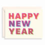 NYEAR OFF/FOIL A2 Colorful Happy New Year FLD S/10