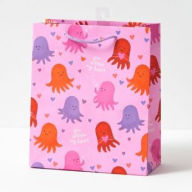 Title: Medium Octopi My Heart Gift Bag