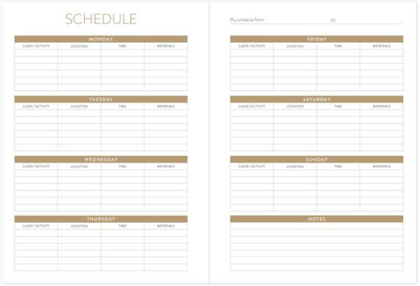 Terracota 2023/2024 Premium Weekly Planner 17 Months