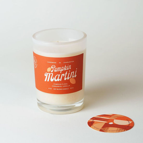 Rewined Pumpkin Martini Candle 6 oz