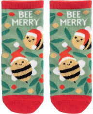 Title: Bee Holiday Socks Large
