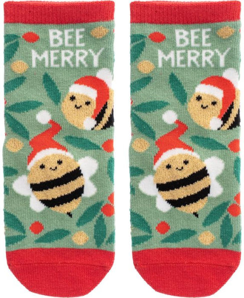 Bee Holiday Socks Large