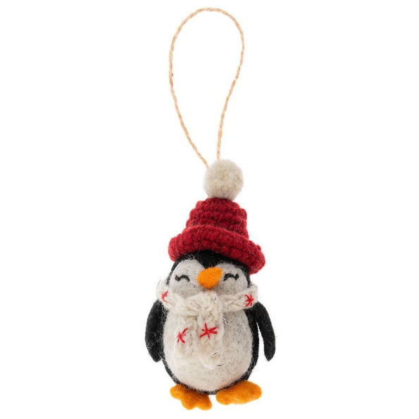 Cheerful Penguin Ornament