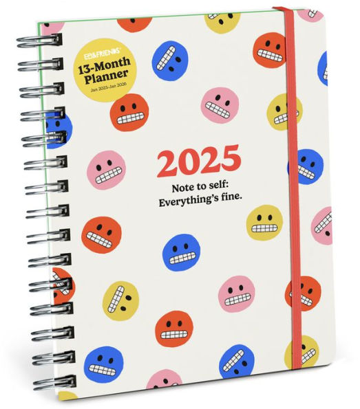 2025 13-month Dated Planner: Everything's Fine