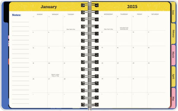 2025 13-month Dated Planner: Everything's Fine