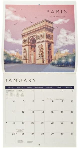 2026 City Chic Wall Calendar